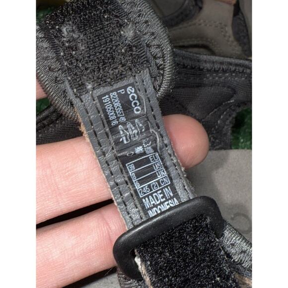 ECCO Yucatan Sport Sandals Women’s Size 8 US 39‎ EU Gray Hiking Outdoor Comfort
